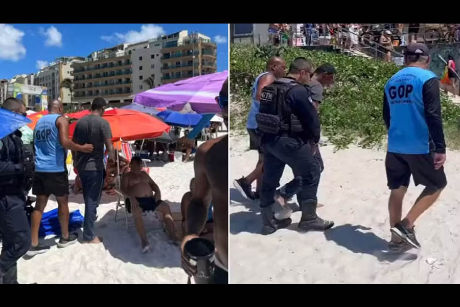 Mulher é vítima de importunação sexual na Praia do Forte em Cabo Frio-RJ